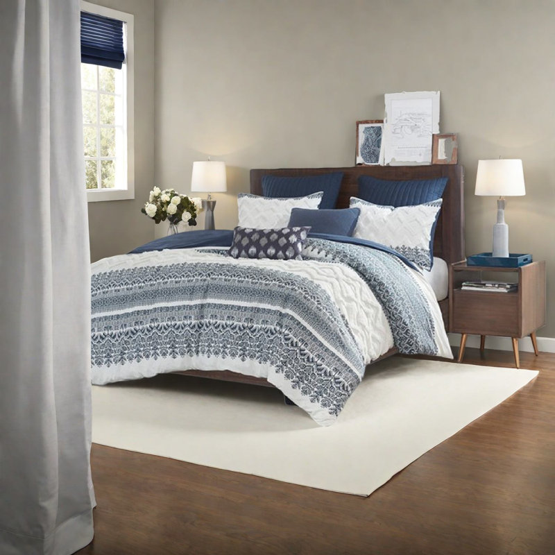 Ensembles de literie en coton de qualité supérieure, chenille de ferme double pour la maison