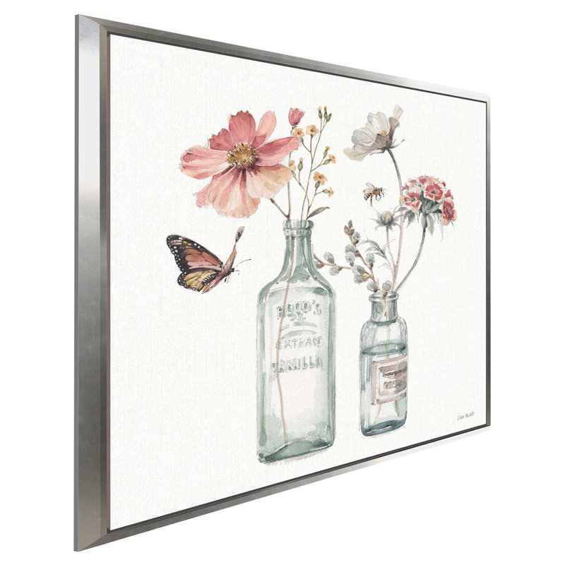 «A Country Weekend X», reproduction d'art sur toile, H 31,5 po x l 31,5 po x P 2 po, Cadre flottant argent