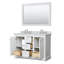 Ensemble de meuble-lavabo double 48 po avec miroir Avery-50171334-50134330
