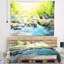 Tapisserie cascade sous la plage-28507772