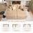 Vivelle Boneless 74.8" Oversized All-foam Double Chaise Lounge Sectional Sofa, Plush Corduroy Upholstered Cloud Couch Sleeper Loveseat, Comfy Floor-style Seating For Living Room Or Apartment-1287214906