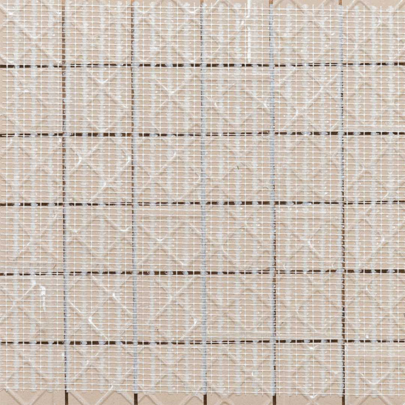 Wells Stone 2" x 2" Porcelain Mosaic Wall and Floor Tile, Multi Brown