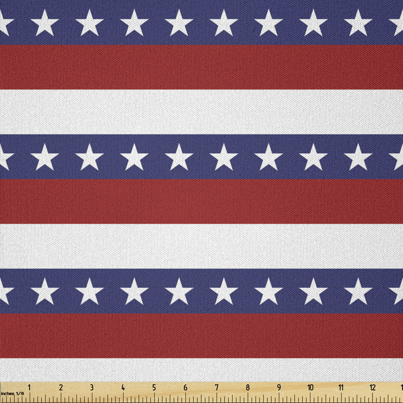 Baugh Stars and Stripes Pattern American Flag Multi-Purpose Fabric