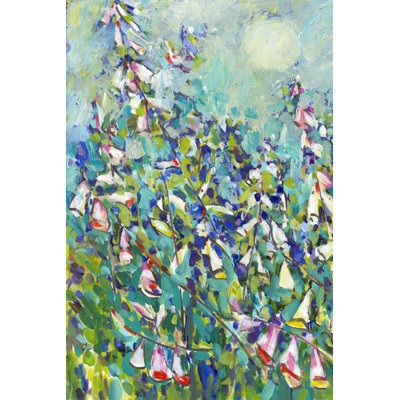 Joy In The Garden I by Tara Funk Grim - Wrapped Canvas Painting