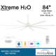 84" Xtreme 8 - Blade Outdoor Standard Ceiling Fan with Remote Control