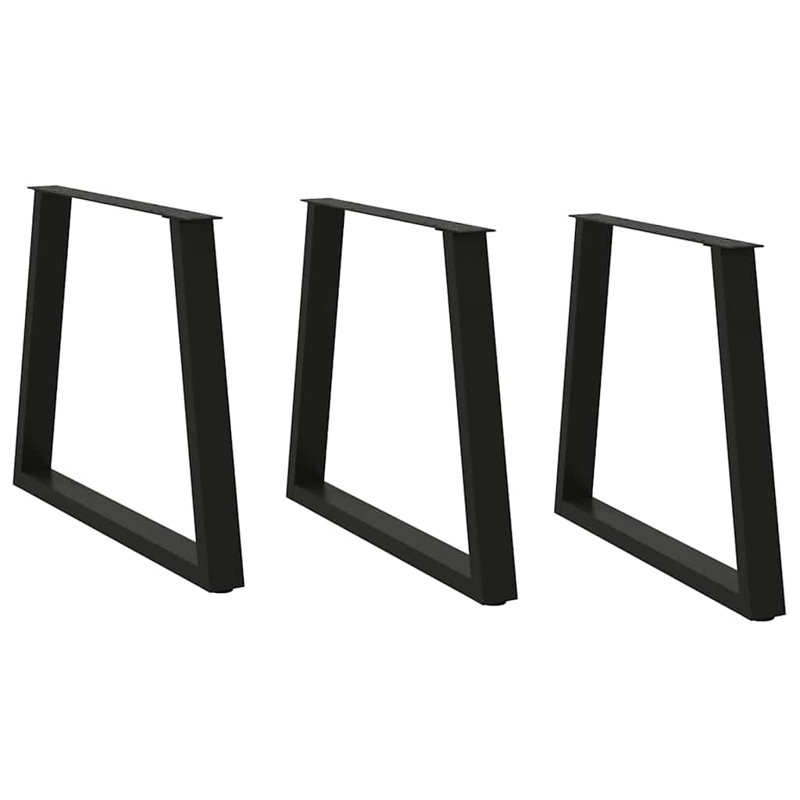 Davenia Table Leg, 73.3cm H x 80cm W x 6cm D, Black