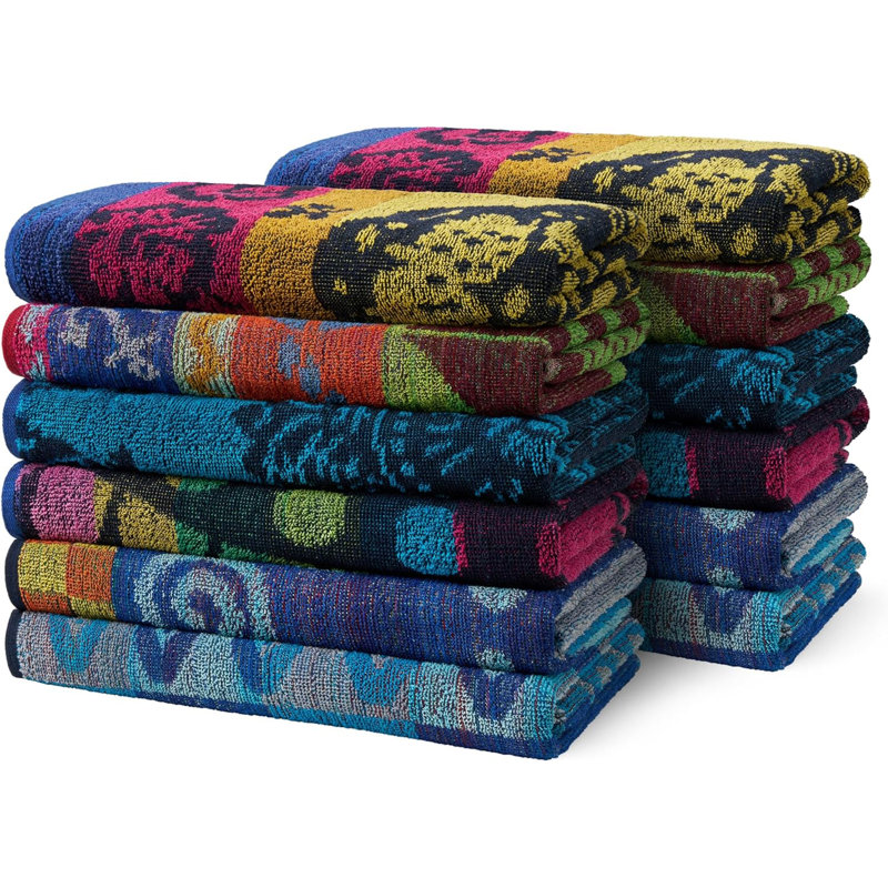 Ensemble de serviettes de plage 100% coton 12 pièces Archambault