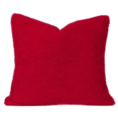 Playful Plush Fuzzy Throw Pillow