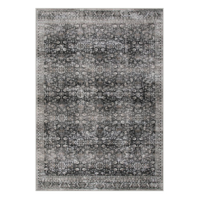 Tapis lavable vintage à motif occidental pleine couverture - Tapis en cachemire doux pour le salon, la chambre à coucher ou le bureau