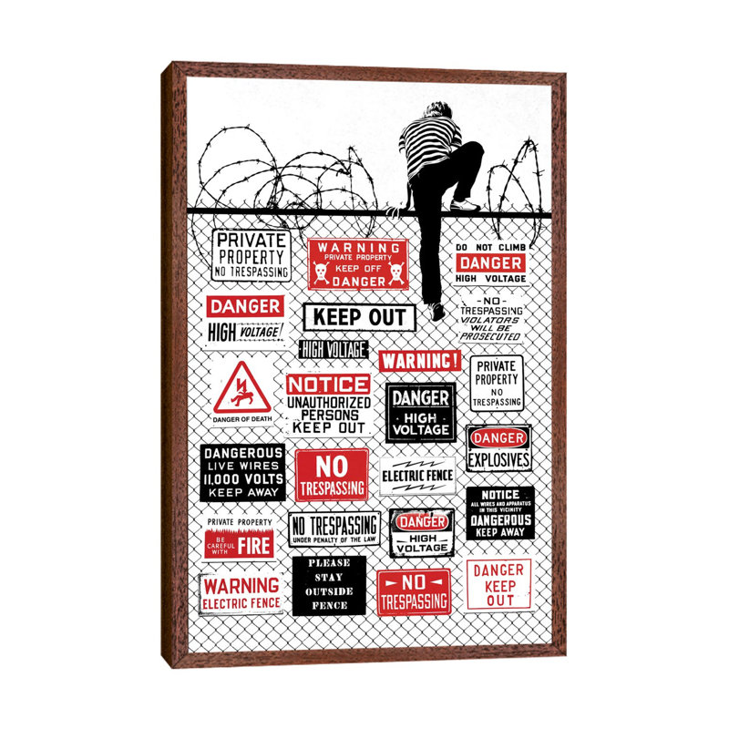 Invitation 1 Piece Wall Art on Canvas, 152.5 cm H x 101.5 cm W, Brown Framed