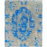 Overdyed One-of-a-Kind 8' 1" X 9' 9" Hand Knotted Area Rug
