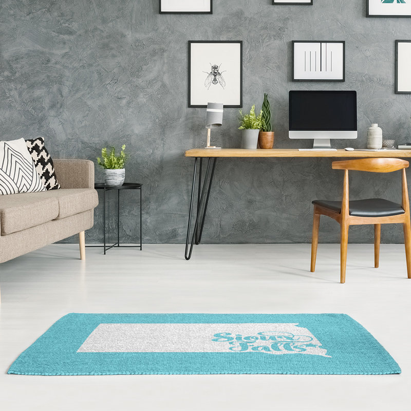 Tapis bleu south dakota Sioux Falls, Rectangle 2 pi x 3 pi