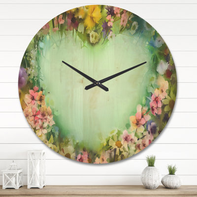 Solid Wood Wall Clock