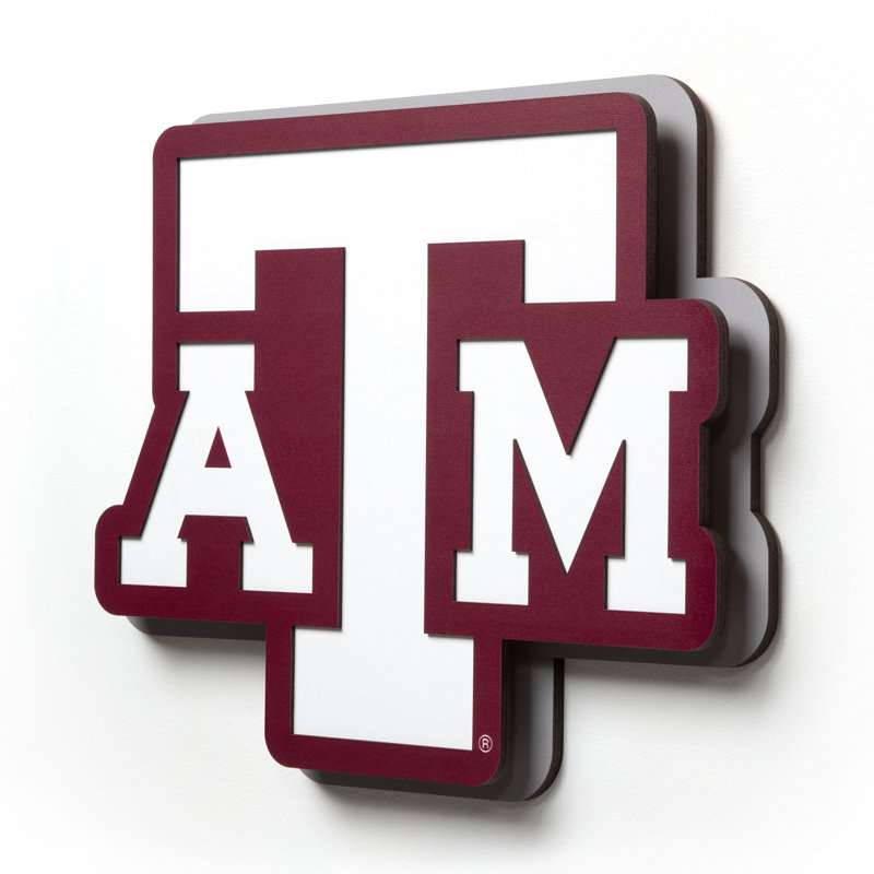 NCAA Texas A&M Aggies 3DX Die Cut Wall Art