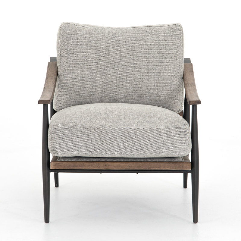 Kempsey Chair, Gabardine Gray Polyester Blend