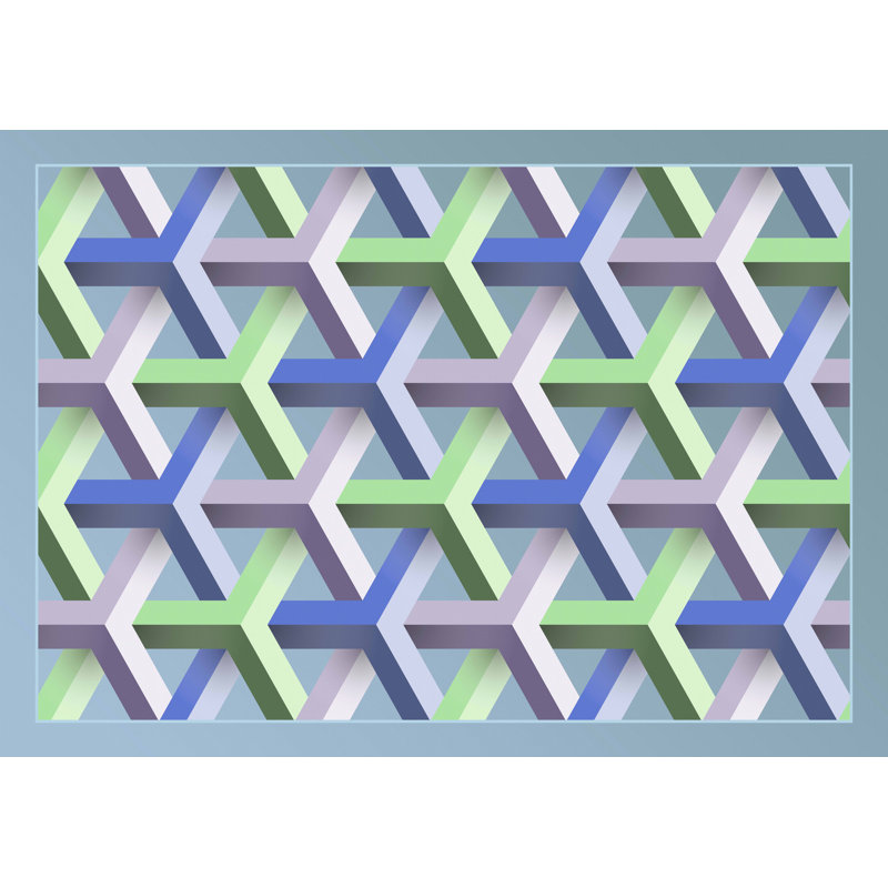Geneus Geometric Area Rug, Rectangle 90 x 150cm