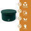 Silipint: bols à couvercle en silicone: ensemble de 3: vert moucheté - 10, 20 et 30 oz - flexible, incassable, rangement, antidérapant