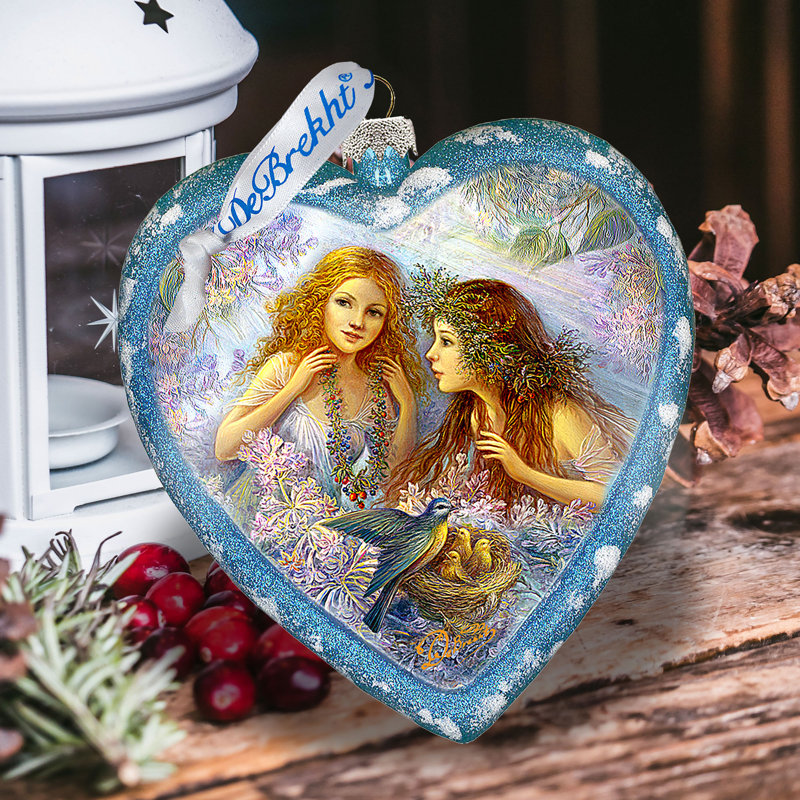 Limited Edition 5.5'' Glass Hanging Figurine Ornament