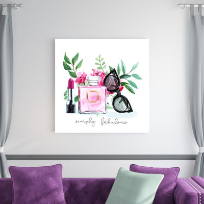 «Simply Fabulous Fashion», reproduction d'art sur toile tendue