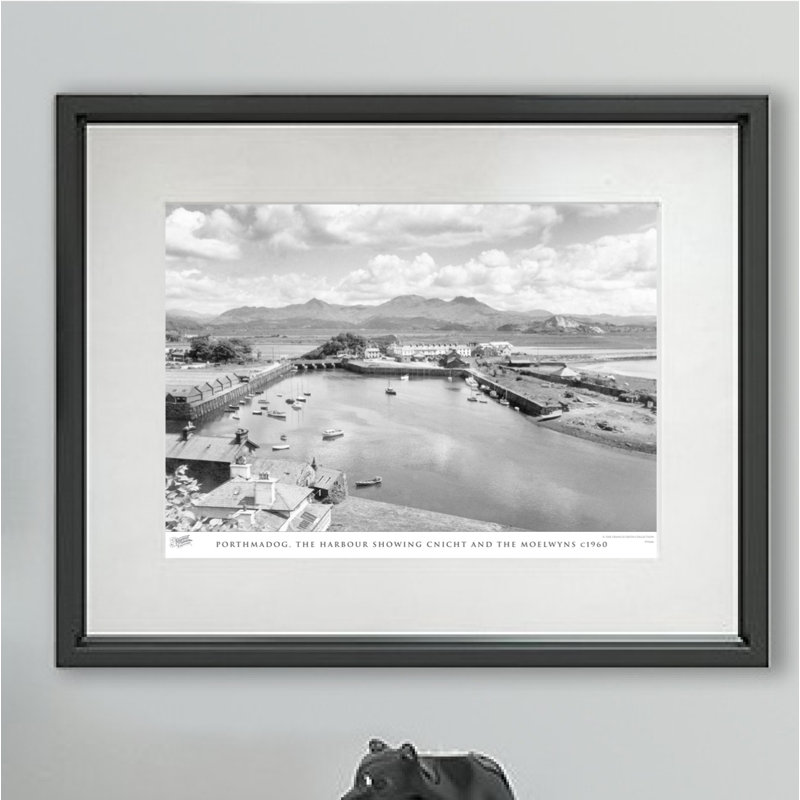 Porthmadog, The Harbour Showing Cnicht And The Moelwyns C1960 by Francis Frith - Single Picture Frame Print