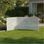 3-Panel Outdoor Air Conditioner Fence Screen, Enhancing Privacy and Airflow, Durable Solid Wood, Versatile Use