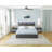 Shila Lift Up Bed with Linen Upholstered & LED Storage Headboard-573760340-573760347