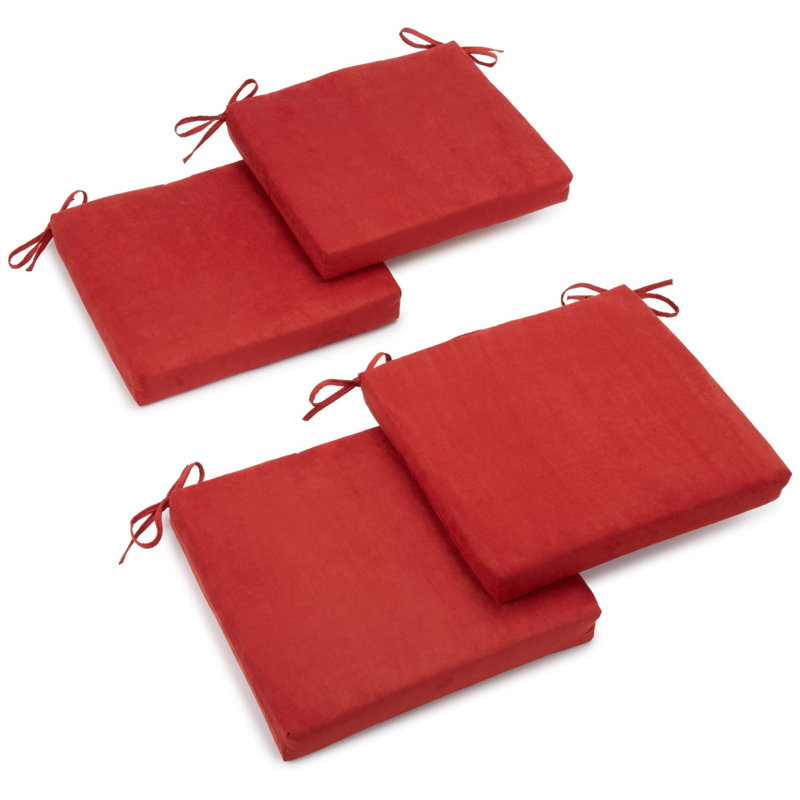 Outdoor 3'' Seat Cushion, Cardinal Red