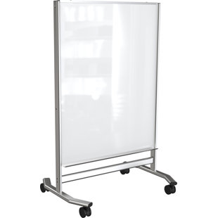 Visionary Freestanding Glass Magnetic Medium - 4' - 6' Glass Board