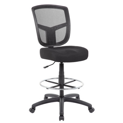 Laimuntas Backed Adjustable Height Ergonomic Active Stool with Footrest