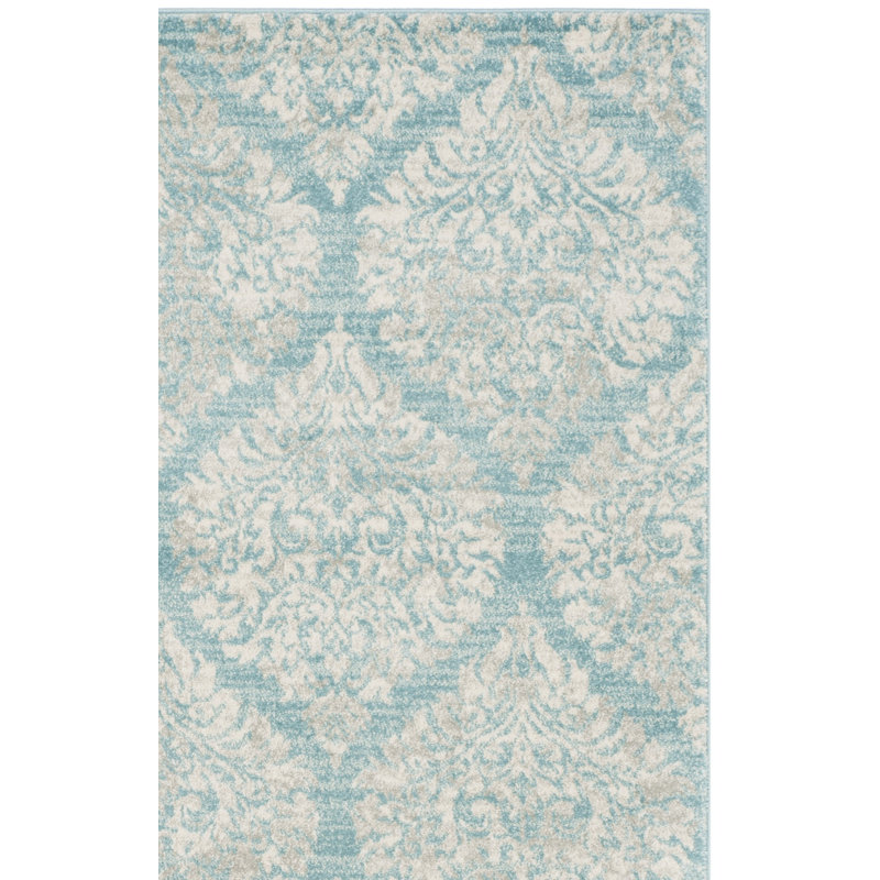 Alondria Performance Geometric Rug, Rectangle 6'7" x 9'