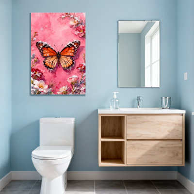 Reproduction d'art sur toile, "Christmas Butterfly"