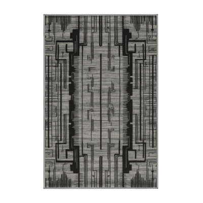 Tapis gris lavable à la machine