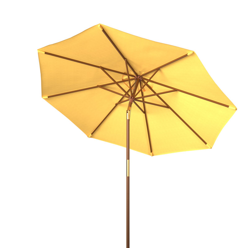 Parasol de marché 9 pi Aldan, 98.8'' H x 105.51'' W x 105.51'' D, Jaune, Octagonal