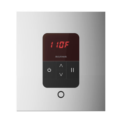 iTempo Square Steam Shower Control and Steamhead