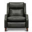 Fauteuil inclinable électrique en cuir véritable Talisman de 35 po de largeur-72506815-72506863