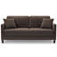 Giavonnie 65'' Velvet Square Arms Loveseat-337985094