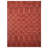 Geometric Hand-Knotted Loom Silk Rust Colour, Area Rugs-1331537061