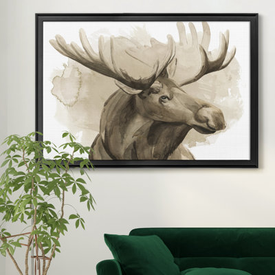" Bull Moose I " Painting Print