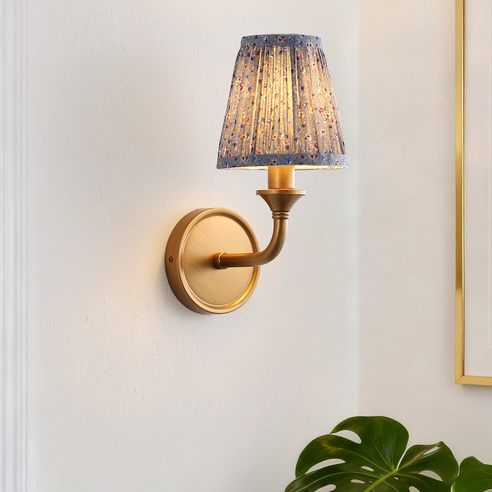 Maicie 8" Wall Sconce Set of 2, Blue