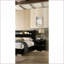 Contemporary Black High-Gloss Nightstand with USB &amp; Chrome Accents