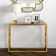 Wynnifred 42'' Glass Top Console Table