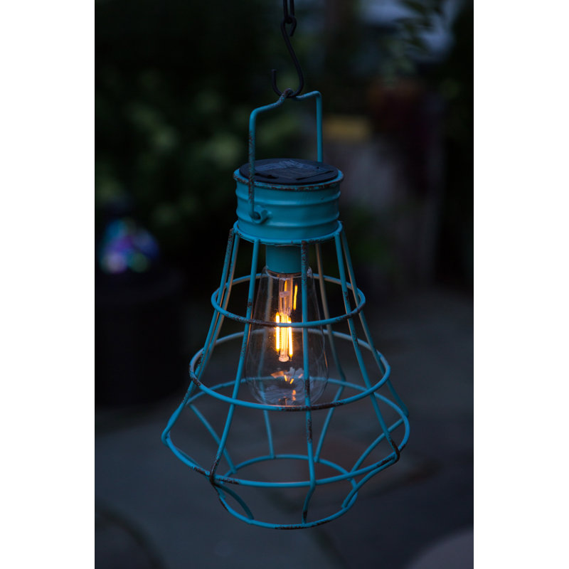 Edi-Sol 9.38'' Solar Powered Outdoor Hanging Light