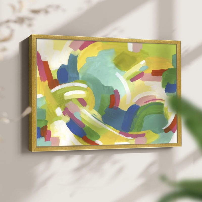 Half Turn I -Framed Print - Restickable, 8'' H x 10'' W