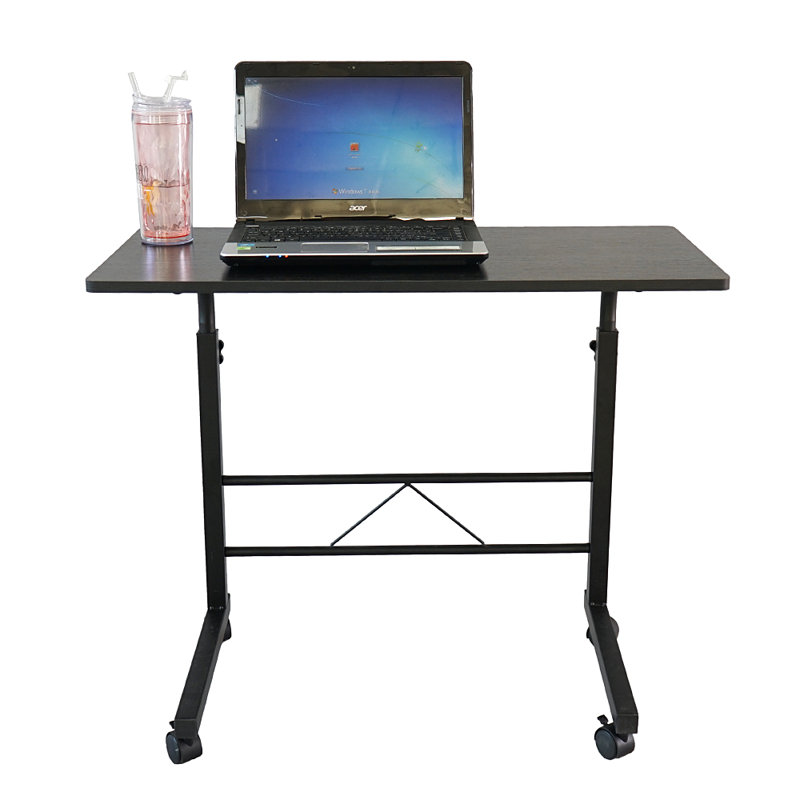 Chariot réglable pour ordinateur portable, Noir, H 26,77 po x l 23,62 po x P 15,75 po, Noir