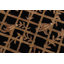 Tapis brun / noir en laine noué à la main à motif floral 6 pi 2 po x 8 pi 9 po Kellyanna