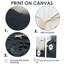 Minimalisme, peinture noire et blanche Wave III - crème, impressions sur toile côtières, 2 pièces-108209570-108209593-108209573