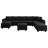 Tremee U-shaped Modular Sectional Sofa with Chaise-1532868417