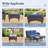 Valierius 5-Piece Outdoor Wicker Patio Swivel Chair & Ottoman Set, Rattan Coversation Set With Water Resistant Cushions-111720352-111720351