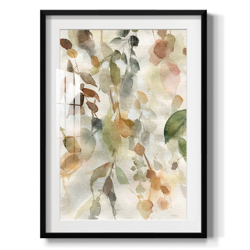 Neutral Spring II, reproduction encadrée, Blanc, Papier avec cadre noir