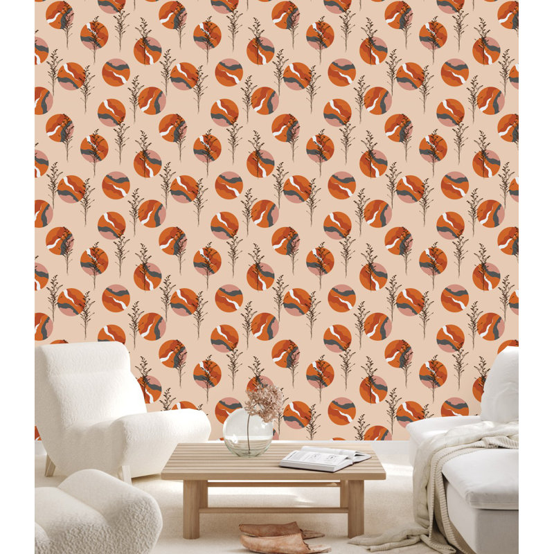 Floral Tile, 2.08' W x 18.75' L